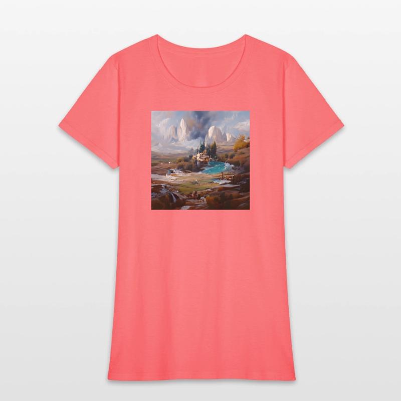 Castle Ruins, Rushing Water in a Strange Land