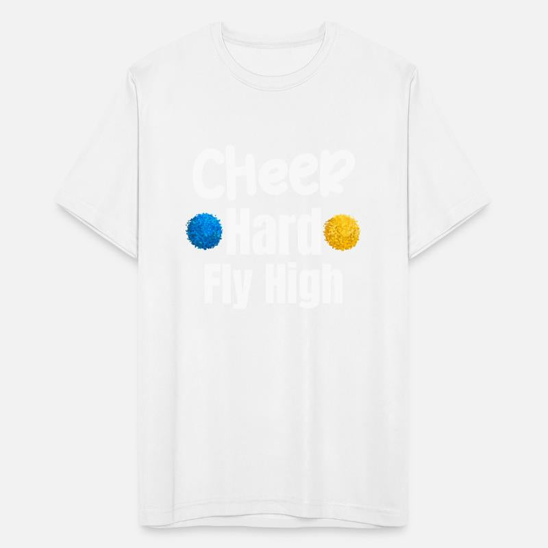 Cheer Hard Fly High Funny Flyer Football Backspot