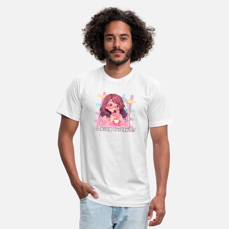 chibi anime girl selfie