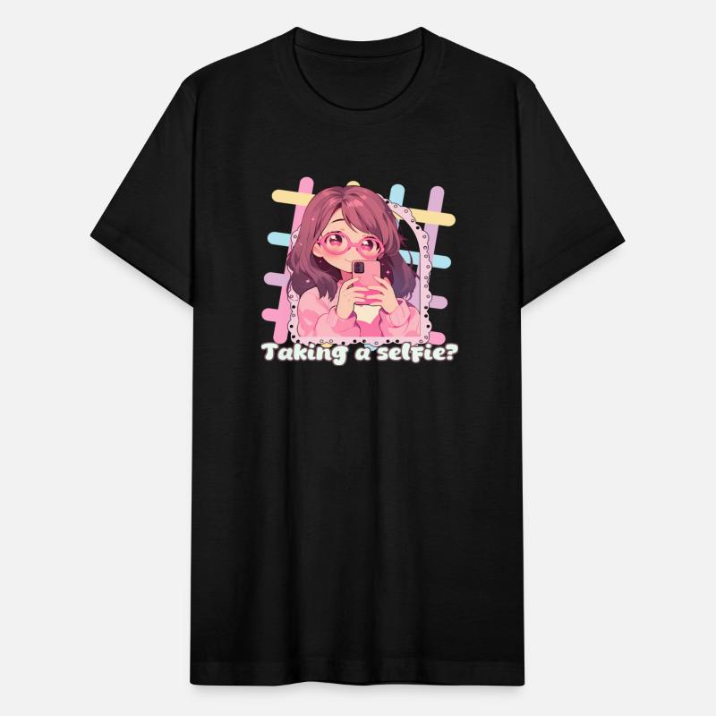 chibi anime girl selfie