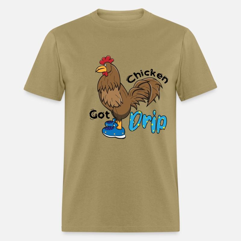 Chicken With Shoes Brown Blue DRIP