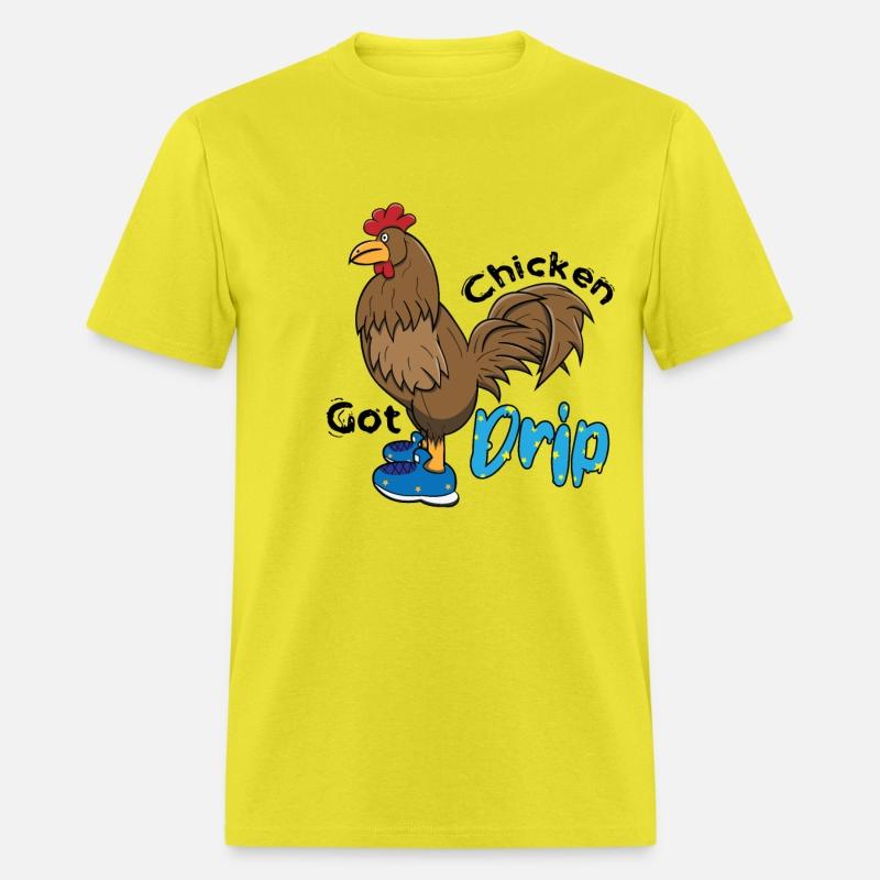 Chicken With Shoes Brown Blue DRIP