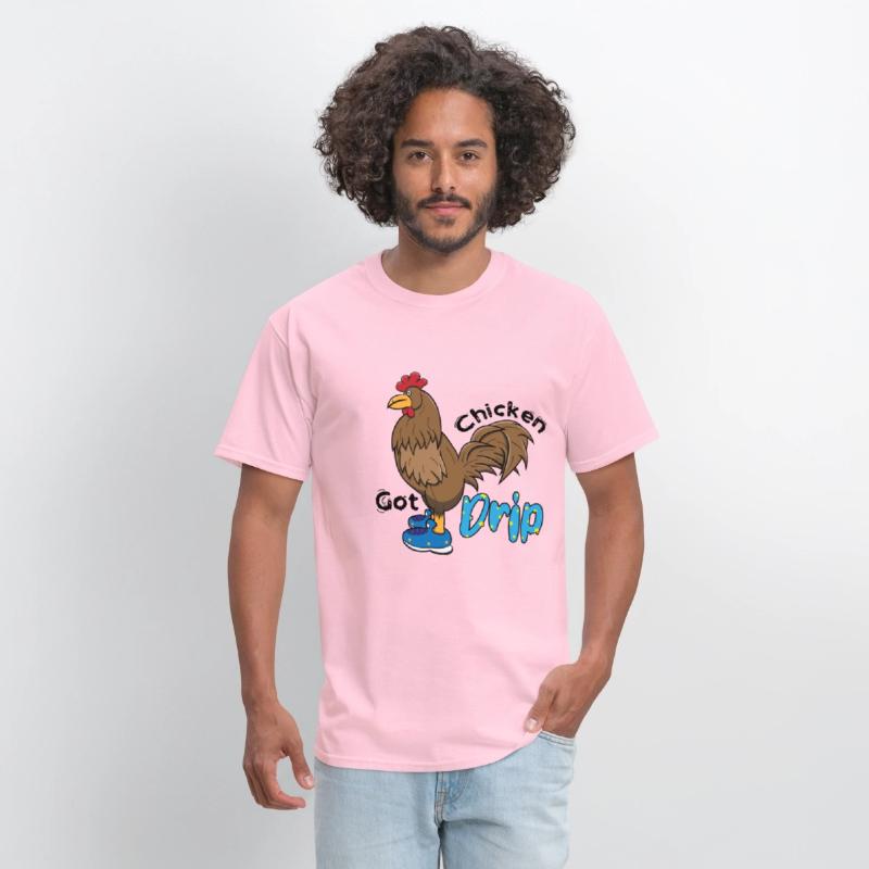 Chicken With Shoes Brown Blue DRIP