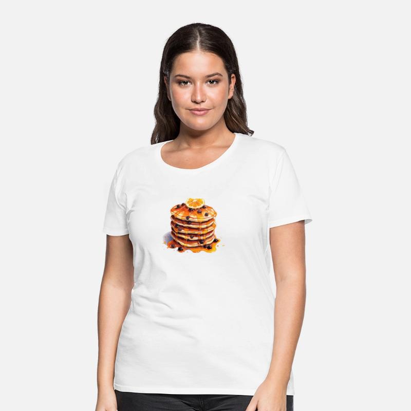 Chocolate Chip Pancakes With Orange