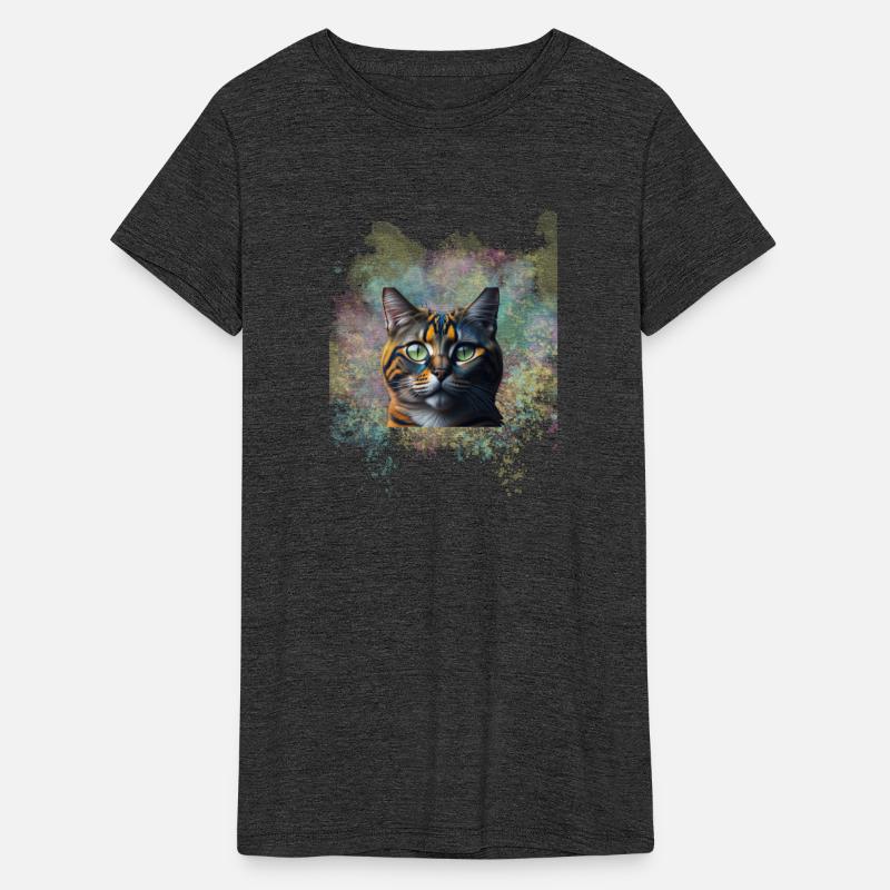 Colorful Cat Art Design