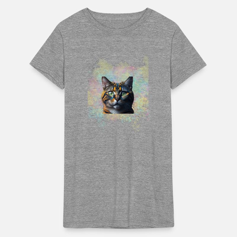 Colorful Cat Art Design