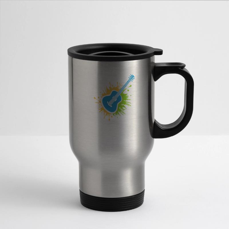 colorful colorful guitarist drop