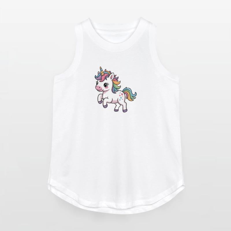 Colorful Rainbow Unicorn Illustration