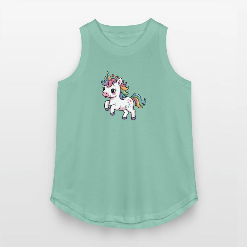 Colorful Rainbow Unicorn Illustration