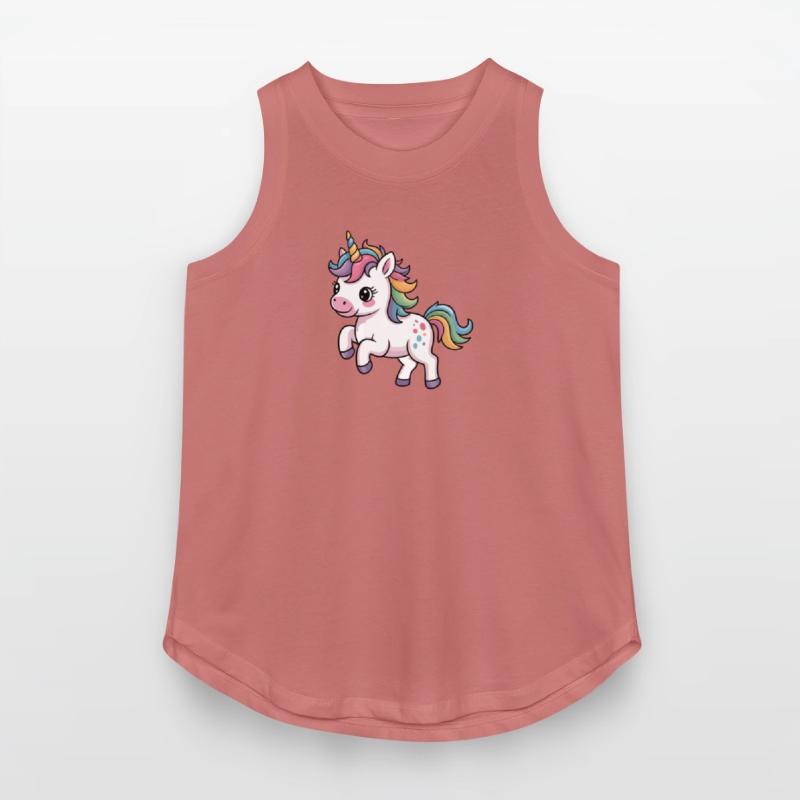 Colorful Rainbow Unicorn Illustration