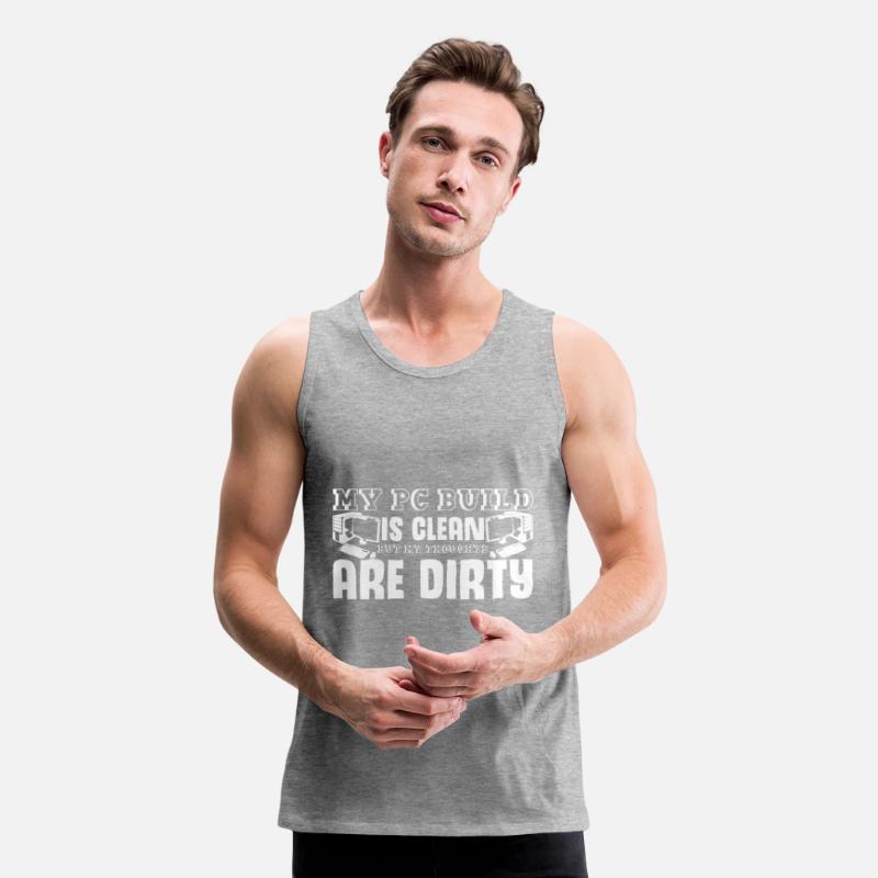 Computer Build Joke Gaming Monitor Tech Cloud FPS