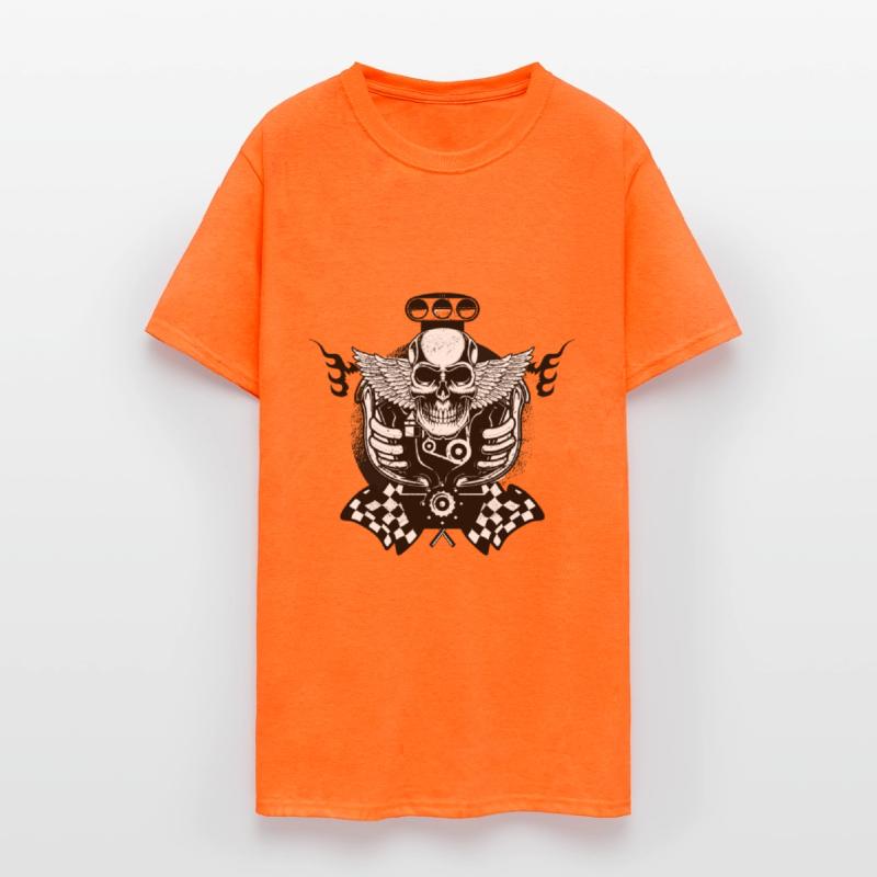 Cool Motor Vehicle With Skull