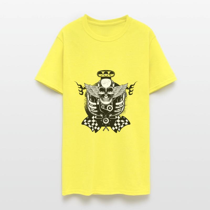 Cool Motor Vehicle With Skull