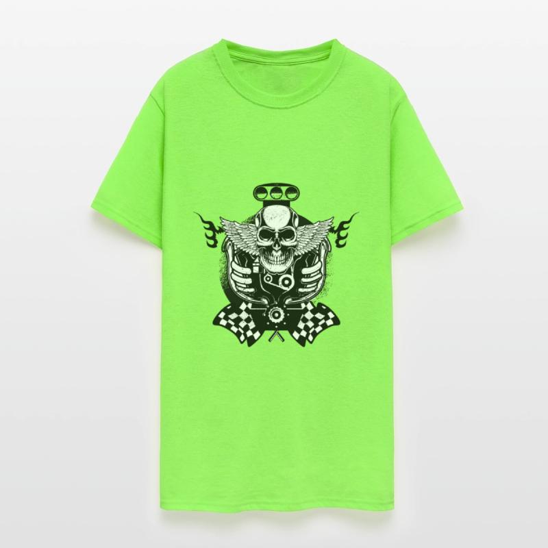 Cool Motor Vehicle With Skull