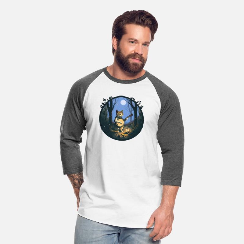 Cottagecore Aesthetic Cat Playing Banjo Camg