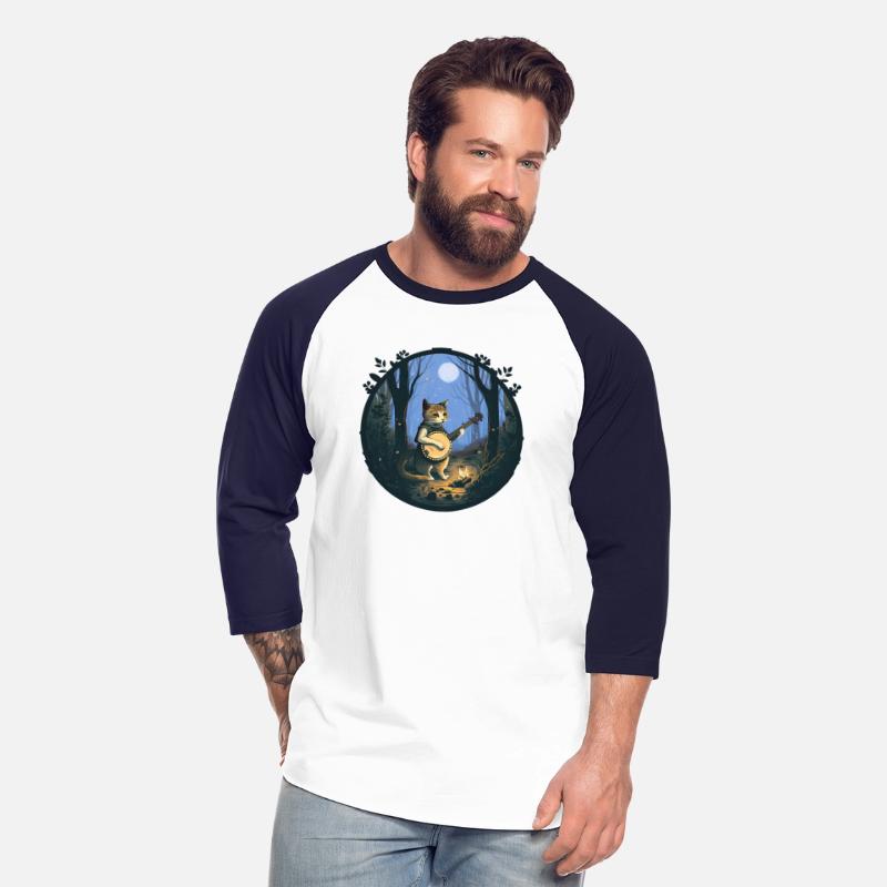 Cottagecore Aesthetic Cat Playing Banjo Camg