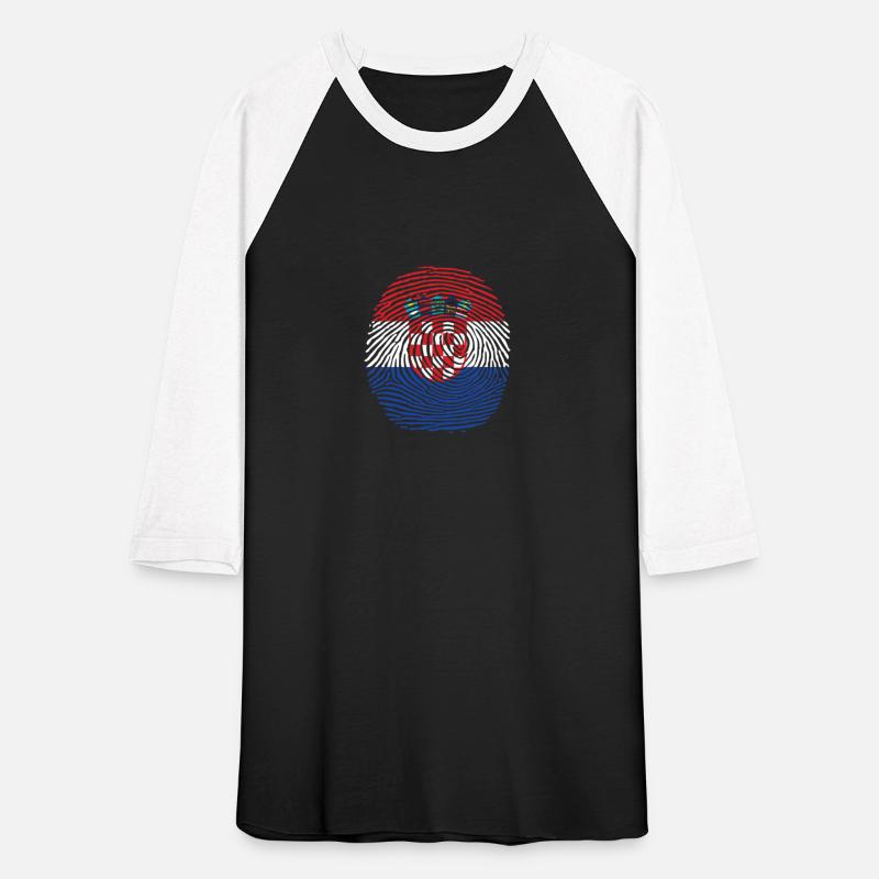 Croatia flag fingerprint