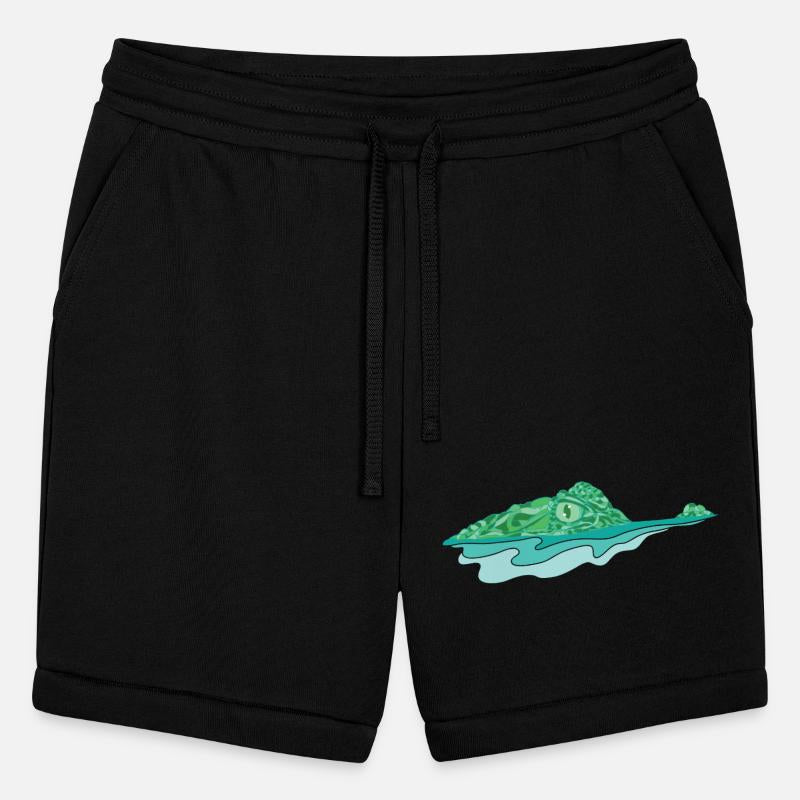 crocodile hiding in the water beware