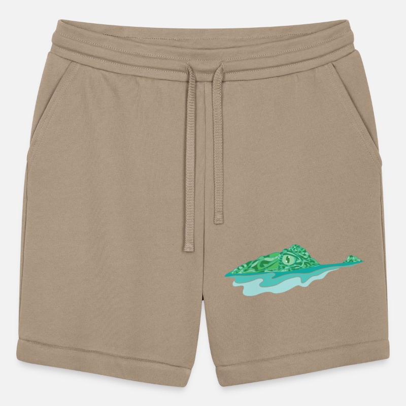 crocodile hiding in the water beware