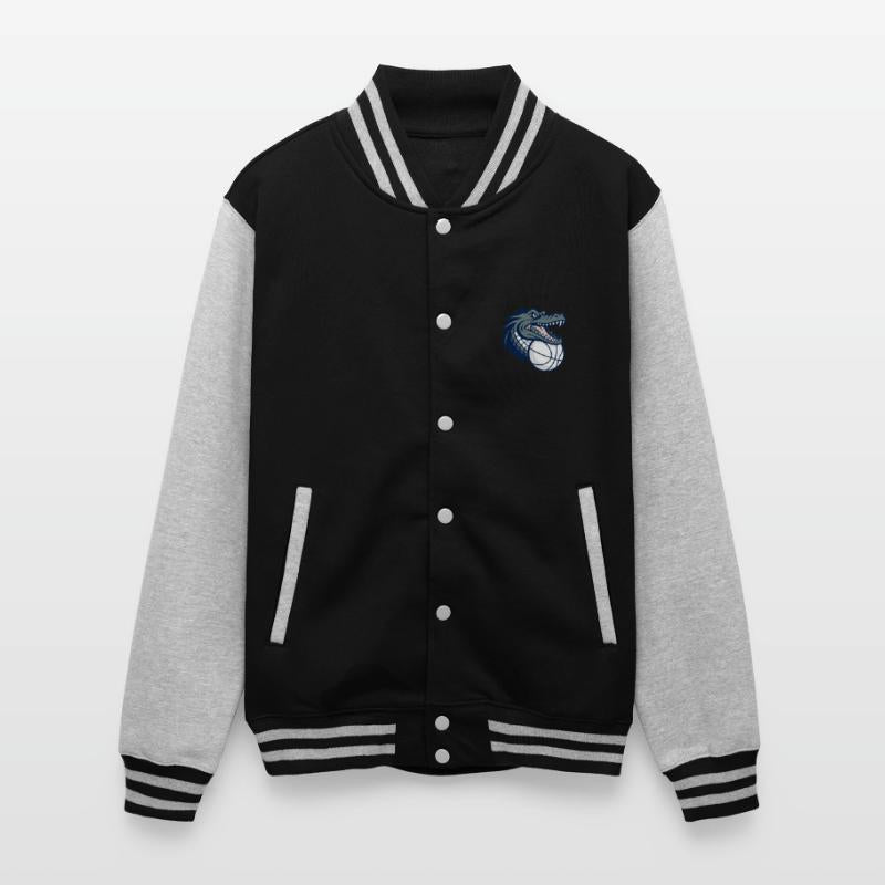 Crocodile with ball. Sports icon