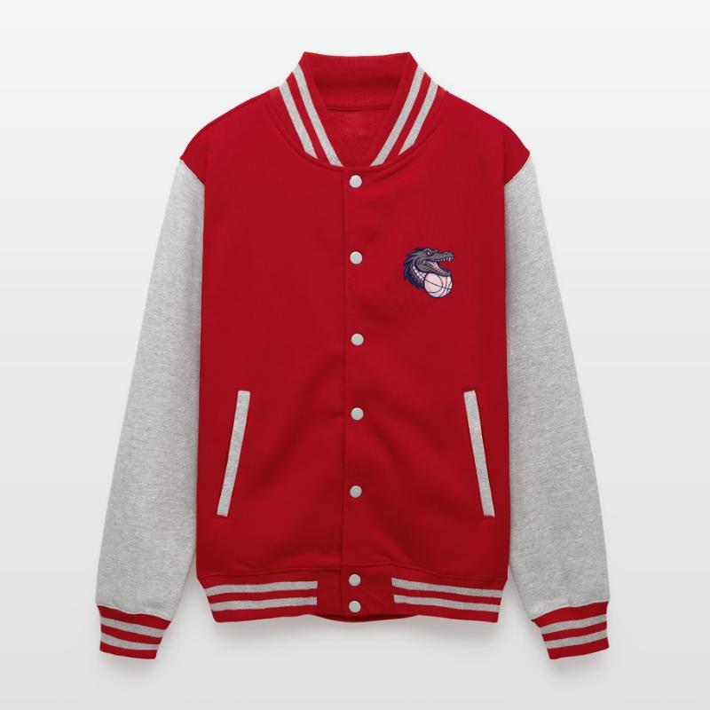 Crocodile with ball. Sports icon