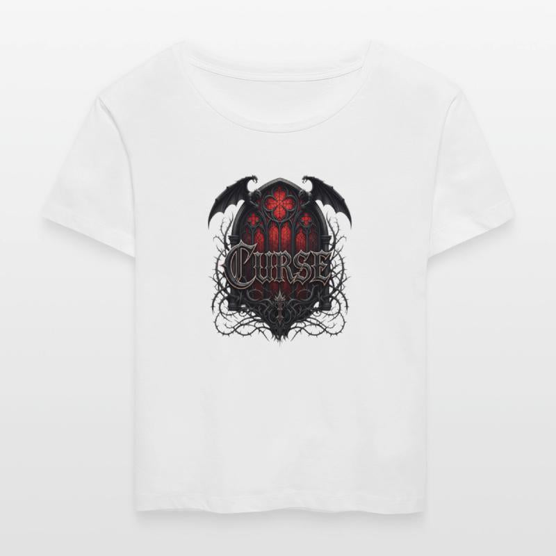 Curse – Gothic Church Window Dark Fantasy Design