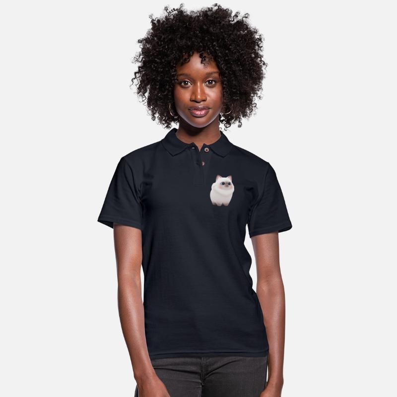 Cute 3D Ragdoll cat character illustration