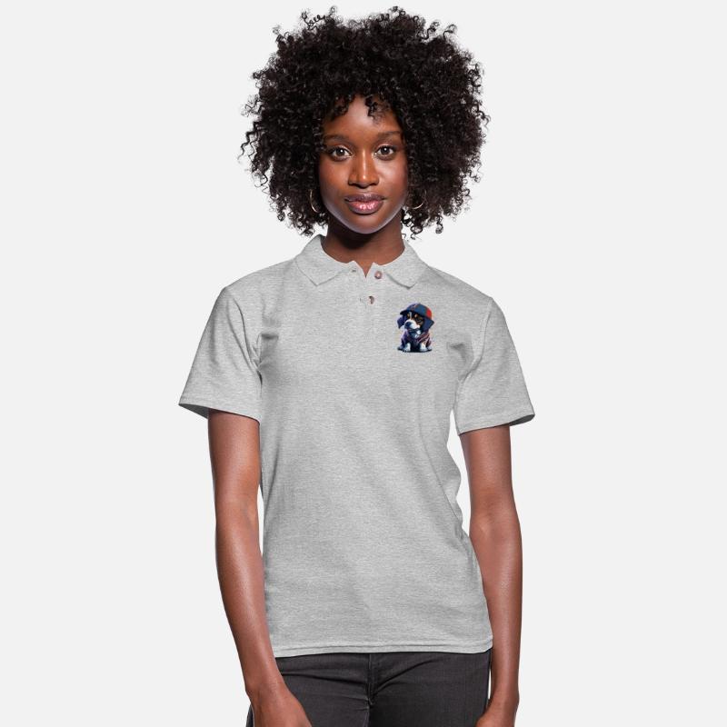 Cute Border Collie Puppy Wearing Baseball Hat