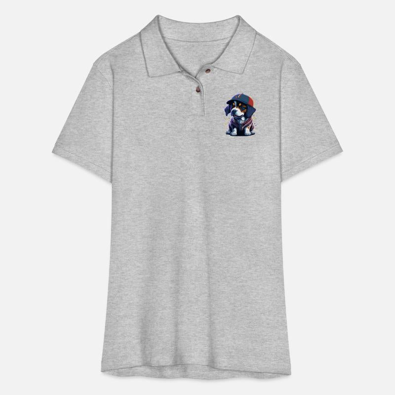 Cute Border Collie Puppy Wearing Baseball Hat