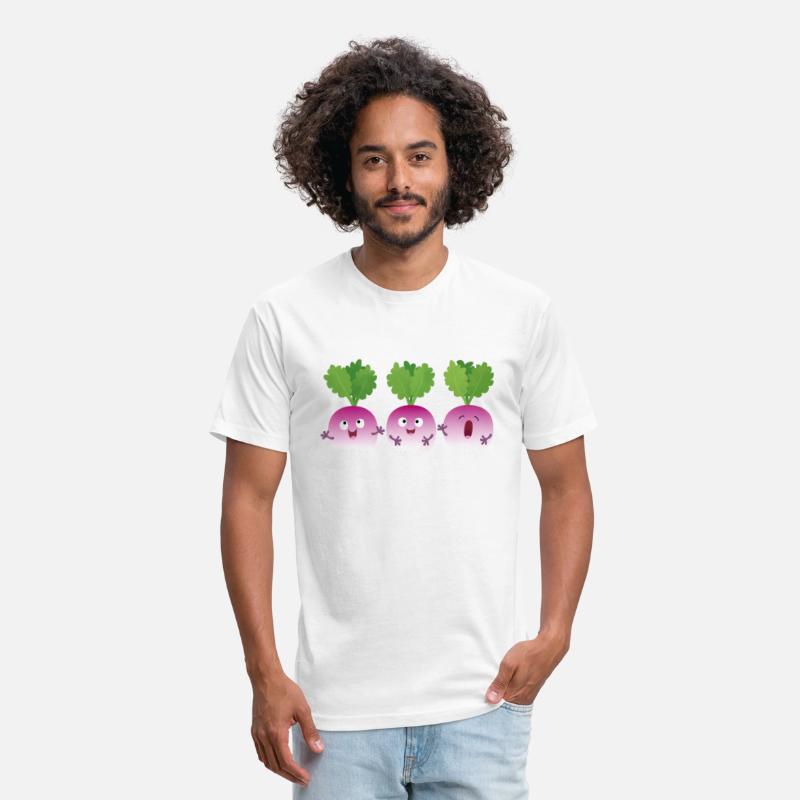 Cute turnip vegetable trio singing cartoon