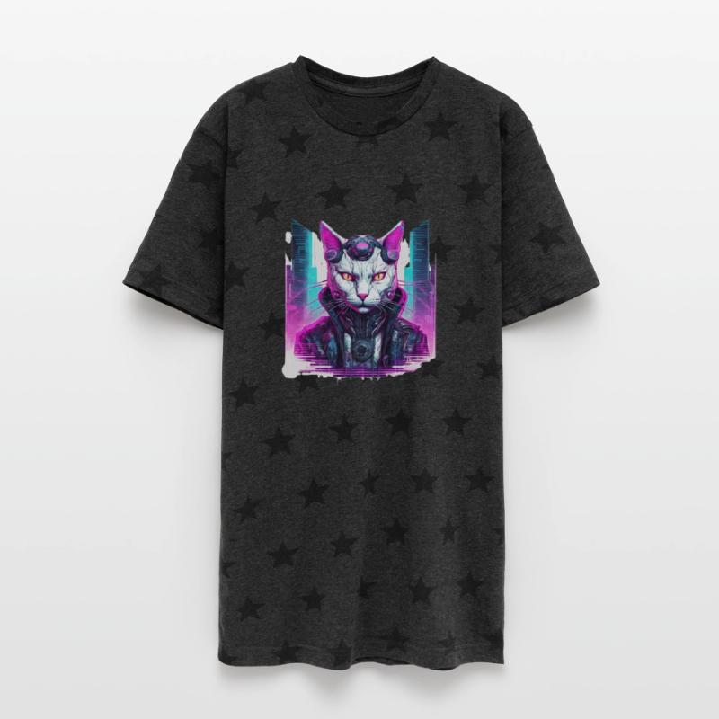 Cyberpunk Feline Warrior