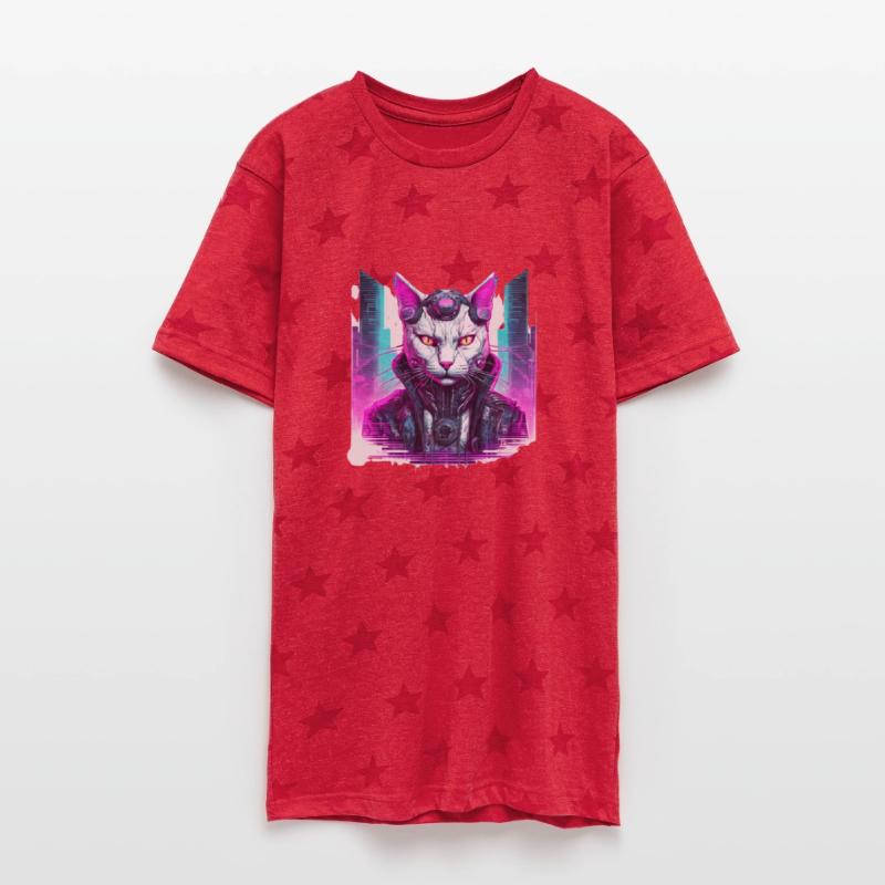 Cyberpunk Feline Warrior