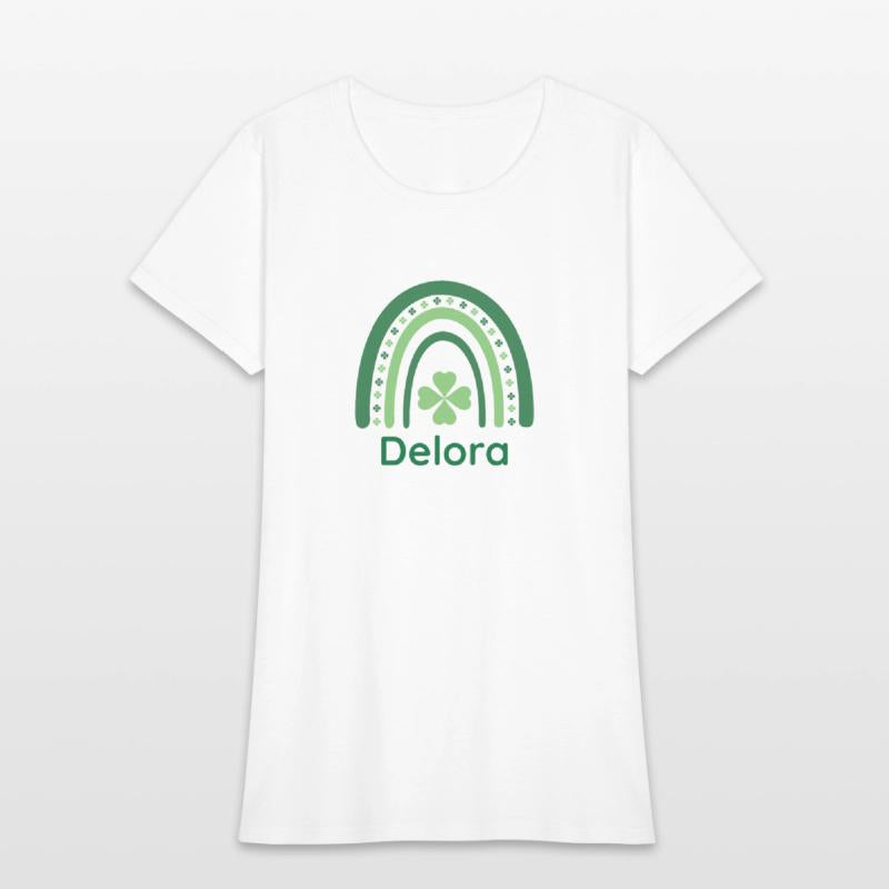 Delora Clover Charm Boho Rainbow