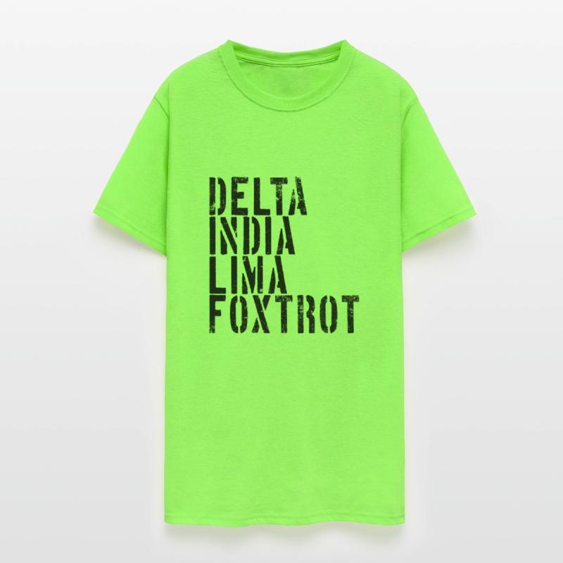 Delta India Lima Foxtrot Phonetic Hot Dad Men'svet