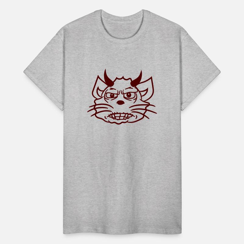 Demon Monster Cat Halloween Fun Horror Devil Horns