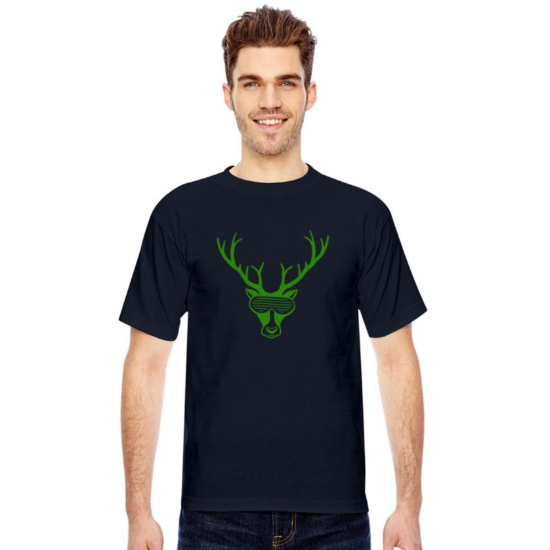 DJ Stag Antlers Head Sunglasses Face Party Music
