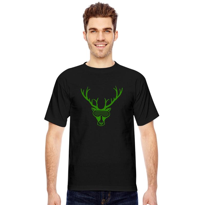 DJ Stag Antlers Head Sunglasses Face Party Music