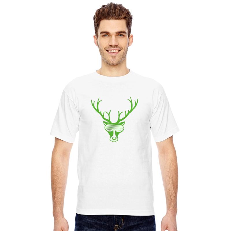 DJ Stag Antlers Head Sunglasses Face Party Music