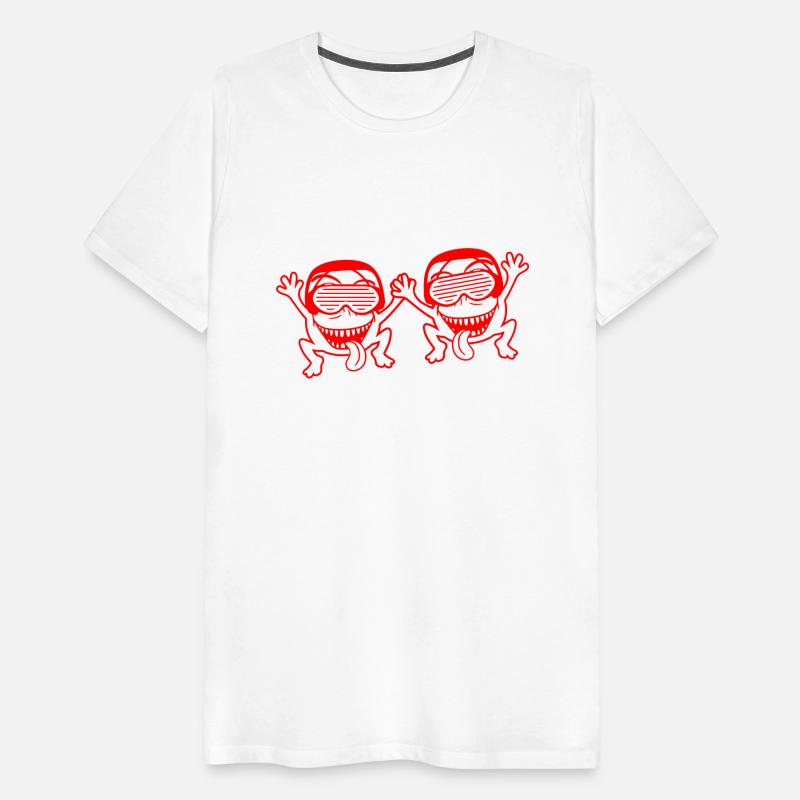 DJ Team 2 Happy Monsters Jumping Crew Music Party