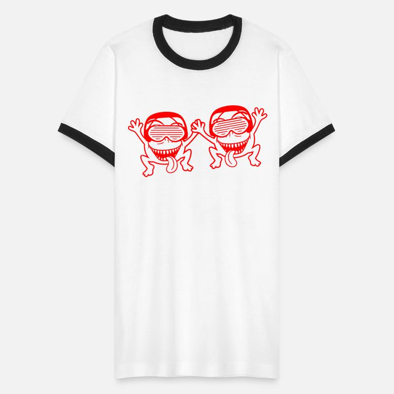 DJ Team 2 Happy Monsters Jumping Crew Music Party