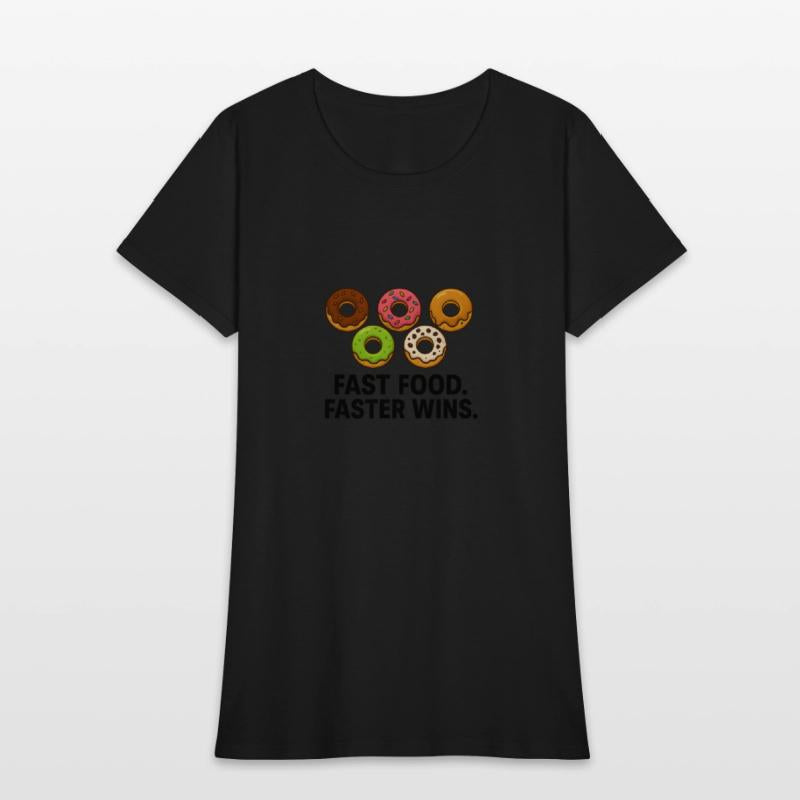 Donuts Champions – Funny Fast Food Design