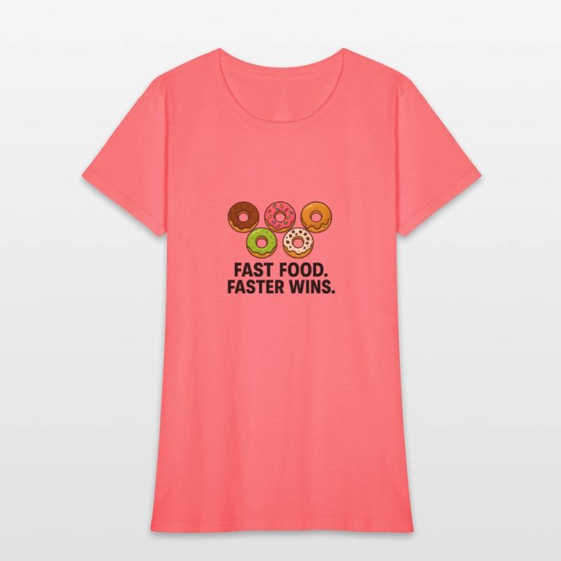 Donuts Champions – Funny Fast Food Design