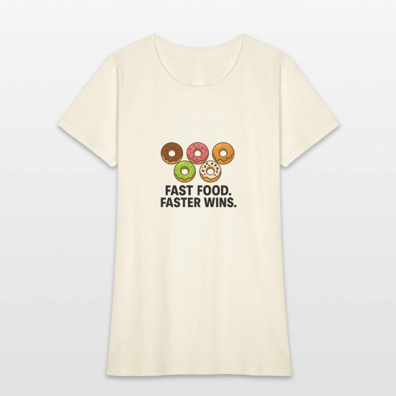 Donuts Champions – Funny Fast Food Design