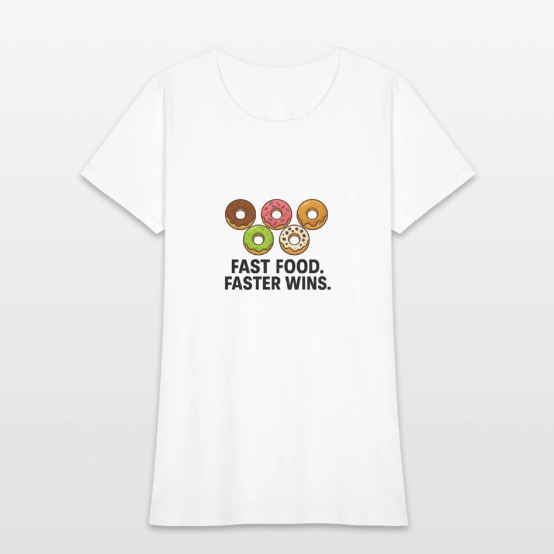 Donuts Champions – Funny Fast Food Design