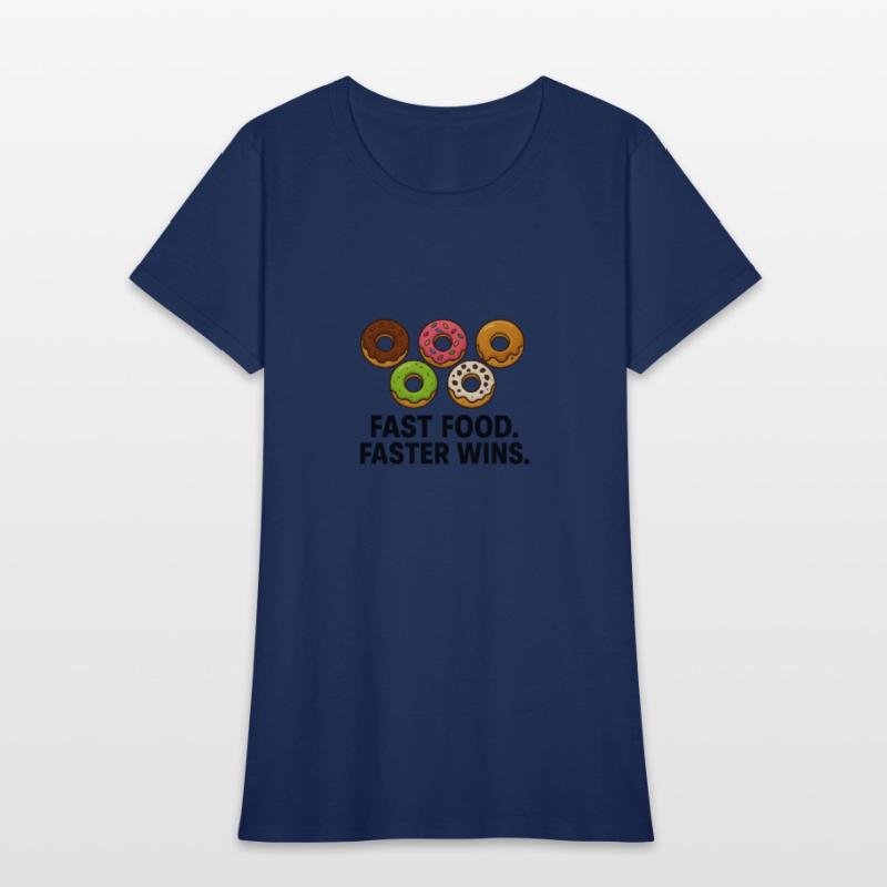 Donuts Champions – Funny Fast Food Design