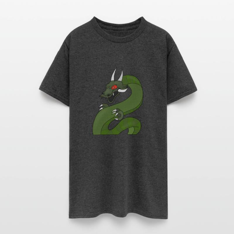 Dragon with red eyes