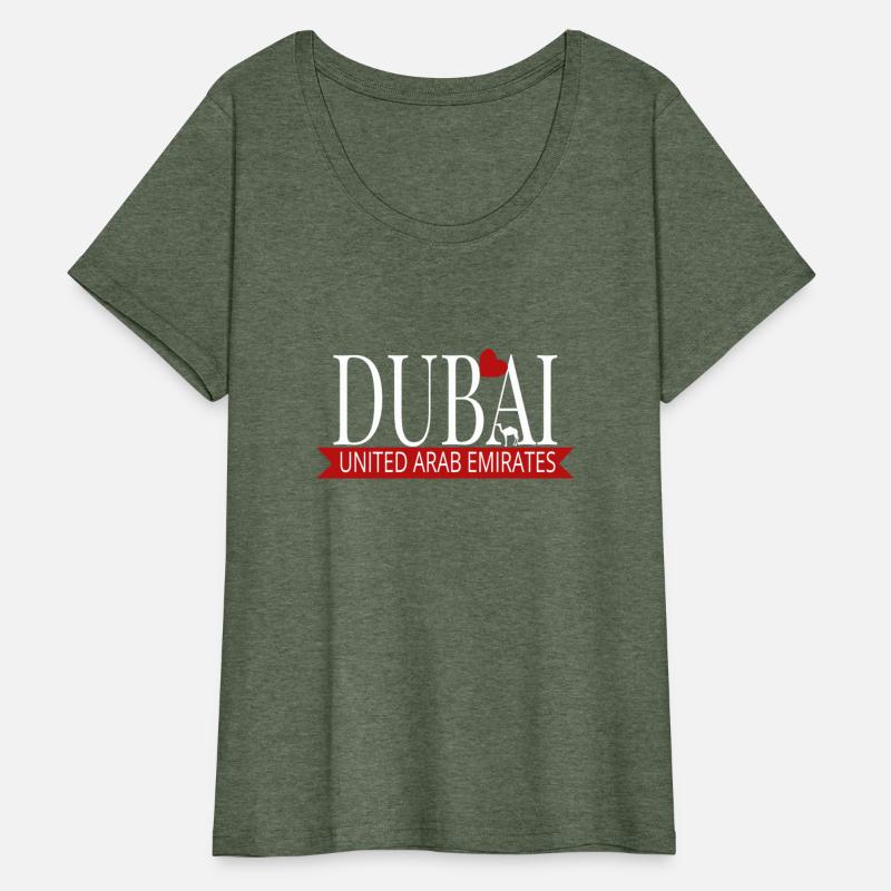 Dubai United Arab Emirates Uae T-Shirt With Heart