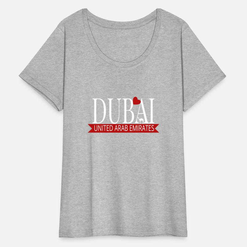 Dubai United Arab Emirates Uae T-Shirt With Heart