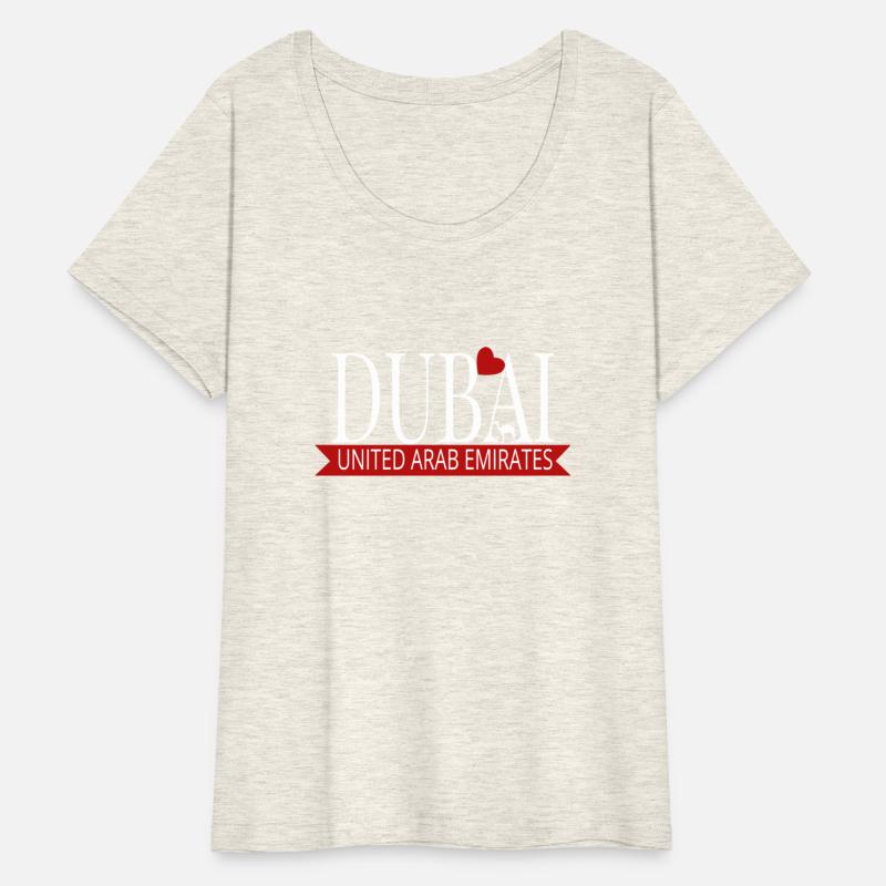 Dubai United Arab Emirates Uae T-Shirt With Heart