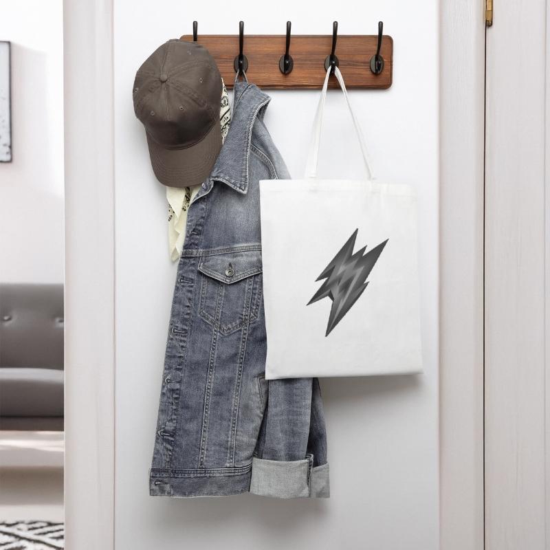 Dynamic Black Lightning Graphic